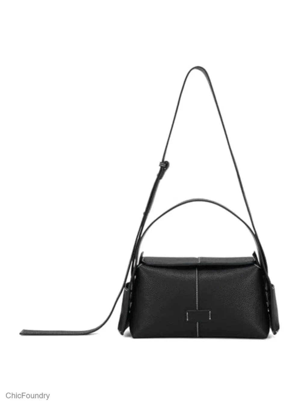 Women's Leather Crossbody Bag with Adjustable Strap - Handbag Shoulder Purse
